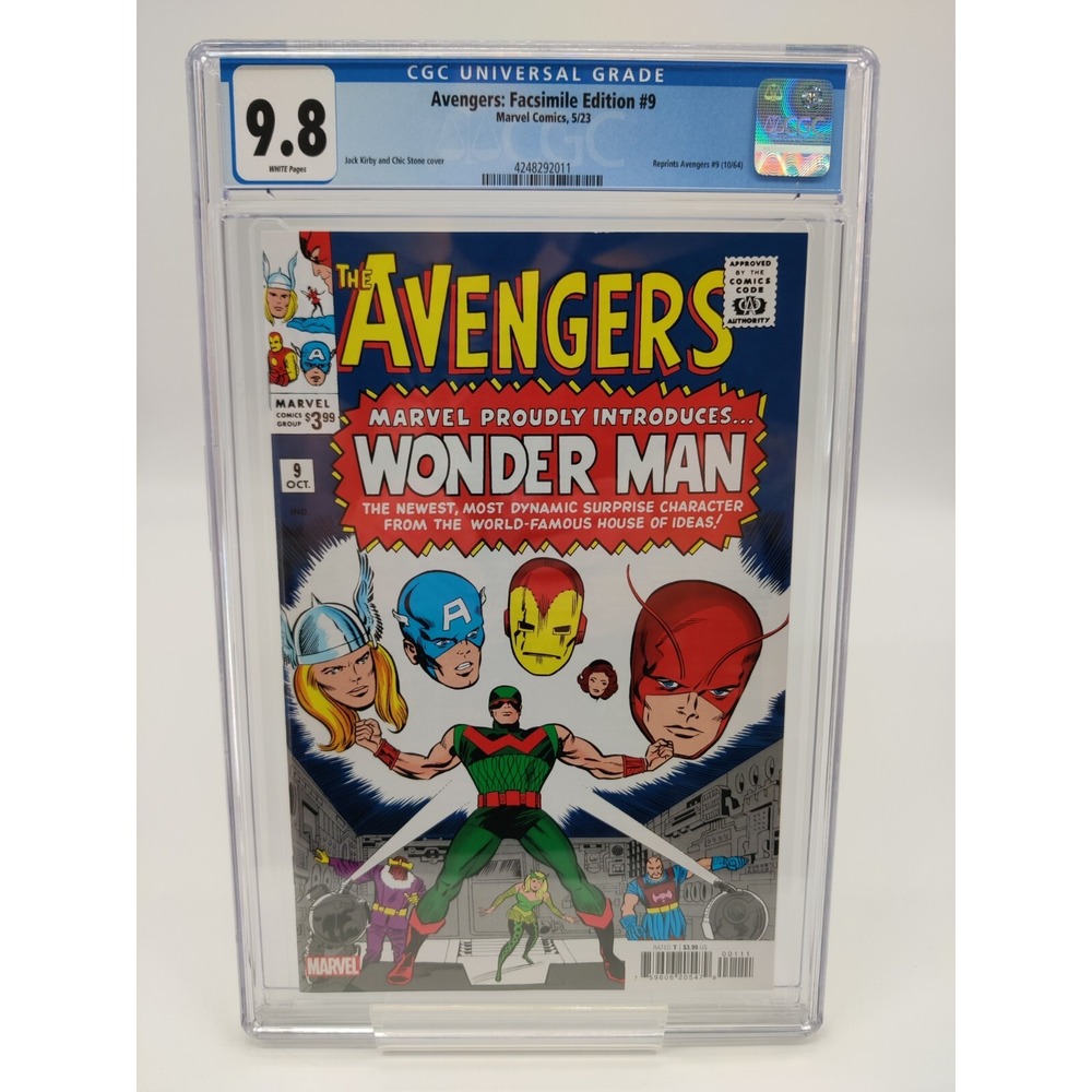 Avengers Facsimile Edition #9 (2023 Marvel Comics) CGC 9.8